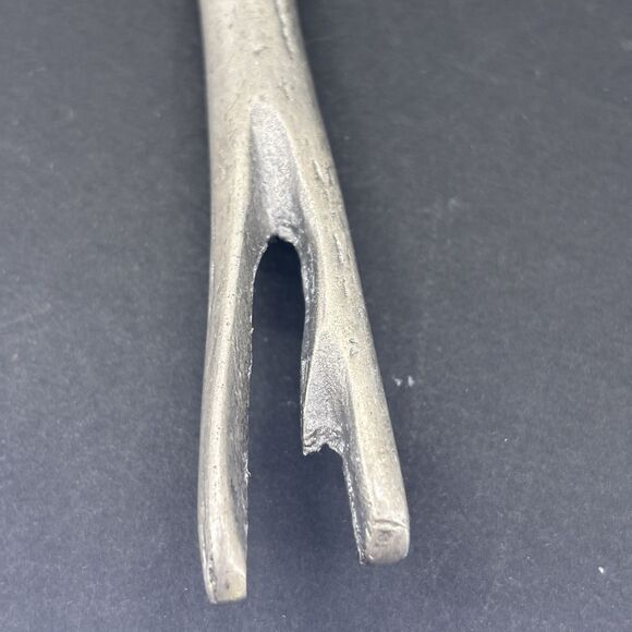 Vintage Aluminum Grey Tree Branch Twigs Serving Set Salad Mixing Spoons - Picture 12 of 16